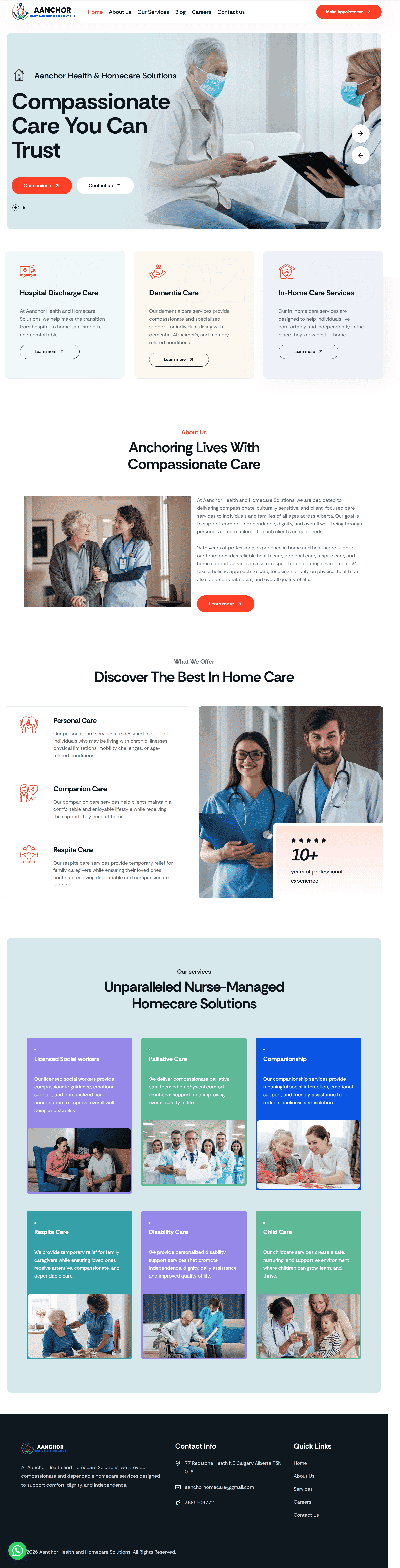 HomeCare Web Design