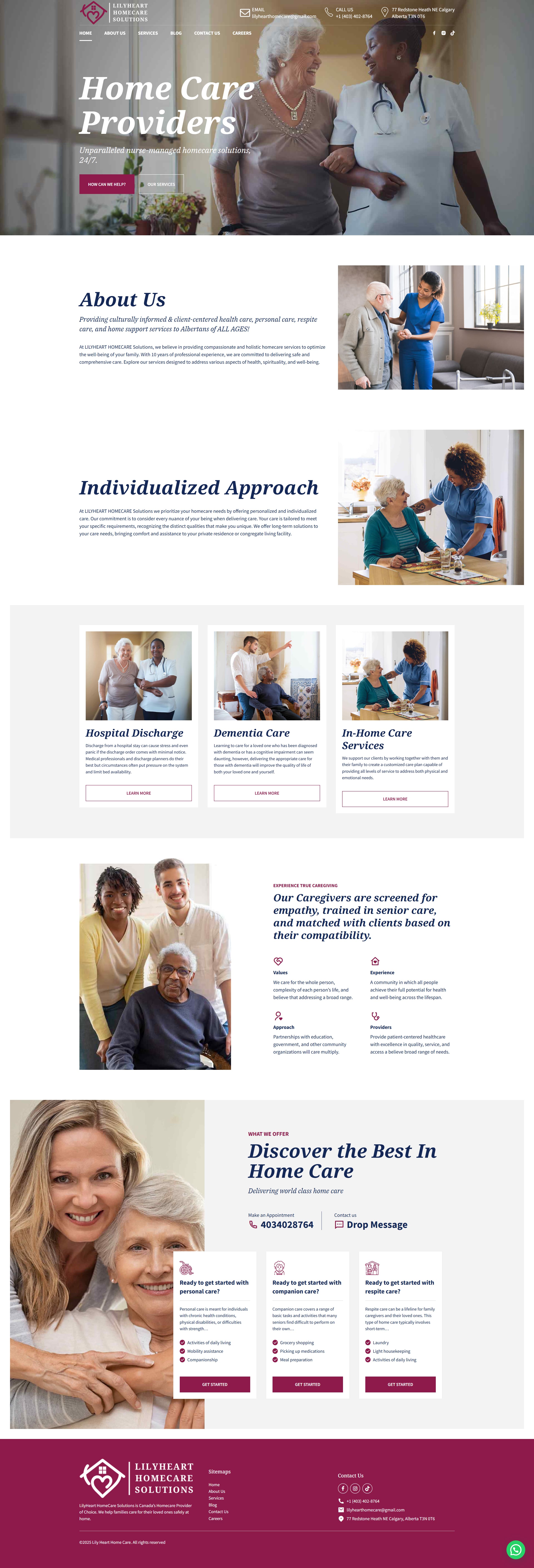 HomeCare Web Design